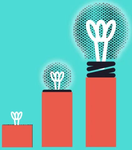 Illustration representing growth and innovation