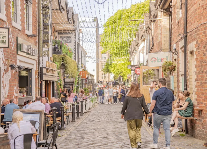 Ashton Lane in Glasgow