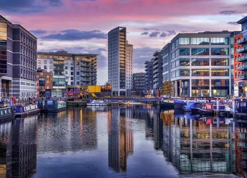 Leeds city docks